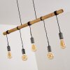 Galena Hanglamp Bruin, Grijs, 5-lichts