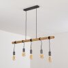Galena Hanglamp Bruin, Grijs, 5-lichts