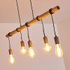 Galena Hanglamp Bruin, Grijs, 5-lichts