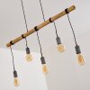 Galena Hanglamp Bruin, Grijs, 5-lichts