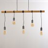 Galena Hanglamp Bruin, Grijs, 5-lichts
