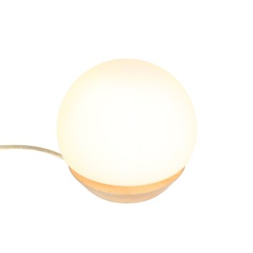 Steinhauer Ancilla Tafellamp LED Hout licht, 1-licht