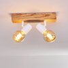 Barbengo Plafondlamp Hout licht, Wit, 2-lichts
