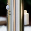 Caserta Plint licht, Staande lamp, Pad licht Roestvrijstalen kleur, 1-licht, Bewegingsmelder