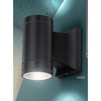 Globo GANTAR Buitenlamp Grijs, Zwart, 1-licht