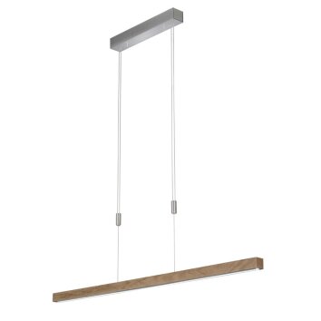 Fischer & Honsel STAßBURG Hanglamp LED Nikkel mat, 1-licht