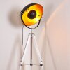Jupiter Staande lamp Chroom, Wit, 1-licht