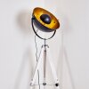 Jupiter Staande lamp Chroom, Wit, 1-licht