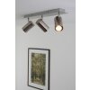 Trio MARLEY Plafondlamp roestvrij staal, Nikkel mat, 3-lichts