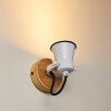 Skodsbol Muurlamp Bruin, Wit, 1-licht