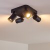 Kullaberg Plafondlamp Zwart, 4-lichts