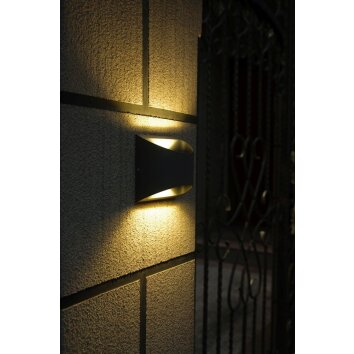 Lutec BONN Muurlamp LED Antraciet, 2-lichts