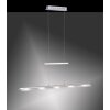 Paul Neuhaus NELE Hanglamp LED roestvrij staal, 5-lichts