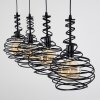 Walterswald Hanglamp Zwart, 4-lichts