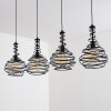 Walterswald Hanglamp Zwart, 4-lichts