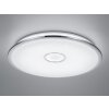 Trio OSAKA Plafondlamp LED Chroom, 1-licht, Afstandsbediening