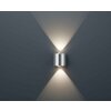 Trio WALES Muurlamp LED Nikkel mat, 2-lichts