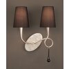 Mantra Paola Muurlamp Zilver, 2-lichts