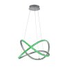 Reality Rubin Hanglamp LED Aluminium, 1-licht, Afstandsbediening, Kleurwisselaar