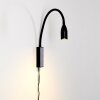 Alsea Bedlamp LED Zwart, 1-licht, Bewegingsmelder