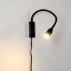 Alsea Bedlamp LED Zwart, 1-licht, Bewegingsmelder