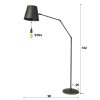 Westhoven Staande lamp Grijs, 1-licht