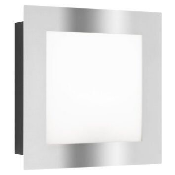 LCD Neustrelitz Buiten muurverlichting Zwart, 1-licht, Bewegingsmelder