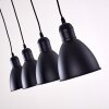 Timola Hanglamp Zwart, Wit, 4-lichts