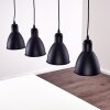 Timola Hanglamp Zwart, Wit, 4-lichts