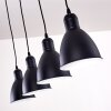 Timola Hanglamp Zwart, Wit, 4-lichts