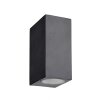 Lucide ZORA Muurlamp LED Zwart, 2-lichts