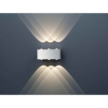 Trio ABERDEEN Muurlamp LED Nikkel mat, 6-lichts