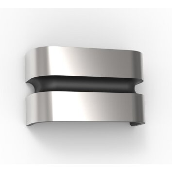 Lutec MAYA Buiten muurverlichting LED roestvrij staal, 1-licht