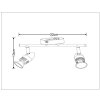 Lucide CARO Spot Chroom, 2-lichts