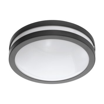 Eglo connect LOCANA Plafondlamp LED Antraciet, 1-licht
