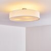 Foggia Plafondlamp Nikkel mat, 3-lichts