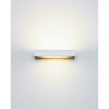 Serien Lighting SML WALL L HAL Muurlamp Zilver, 1-licht
