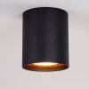 Awuna Plafondlamp Zwart, 1-licht