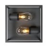 Lucide CARLYN Plafondlamp Zwart, 2-lichts