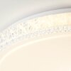 Brilliant Badria Plafondlamp Wit, 1-licht
