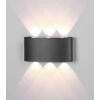 Mantra ARCS Buiten muurverlichting LED Grijs, 1-licht