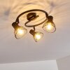 Holbol Plafondlamp Zwart, 3-lichts