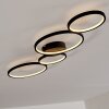 Rodekro Plafondlamp LED Zwart, 1-licht