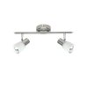 Brilliant Luca Spotbalk plafond, 2-lichts