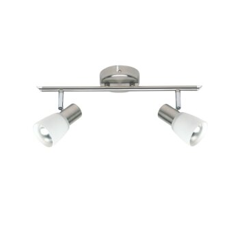 Brilliant Luca Spotbalk plafond, 2-lichts