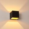 Svanskog Muurlamp Zwart-Goud, 1-licht