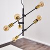 Coppet Hanglamp Zwart-Goud, 6-lichts