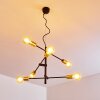 Coppet Hanglamp Zwart-Goud, 6-lichts