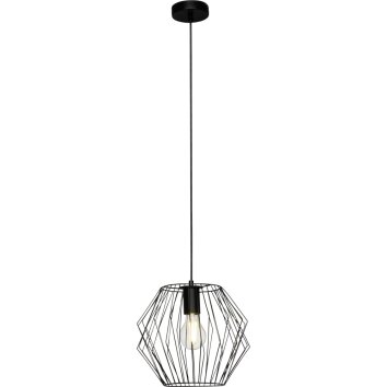 Brilliant Noris Hanglamp Zwart, 1-licht