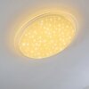 Oranki Plafondlamp LED Wit, 1-licht, Afstandsbediening